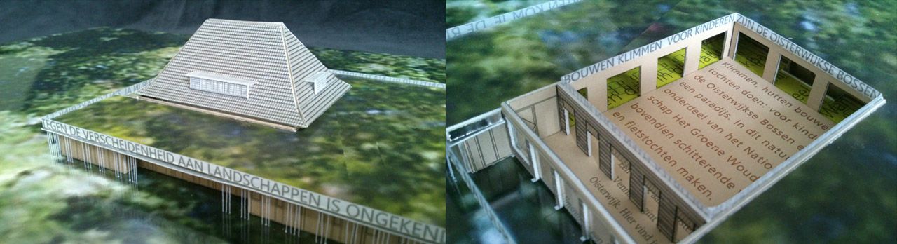 Maquette Natuurmonumenten Groot Speijck
